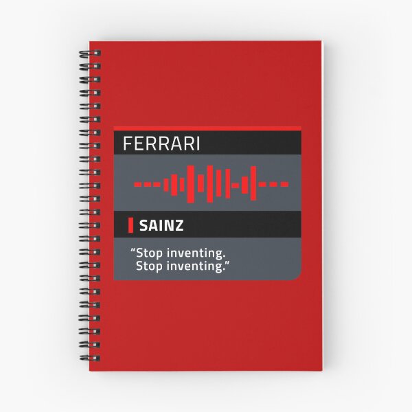 Item preview, Carlos Sainz - Ferrari - Stop Inventing - Radio Message designed and sold by Harley-Jay.