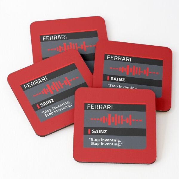 Item preview, Carlos Sainz - Ferrari - Stop Inventing - Radio Message designed and sold by Harley-Jay.