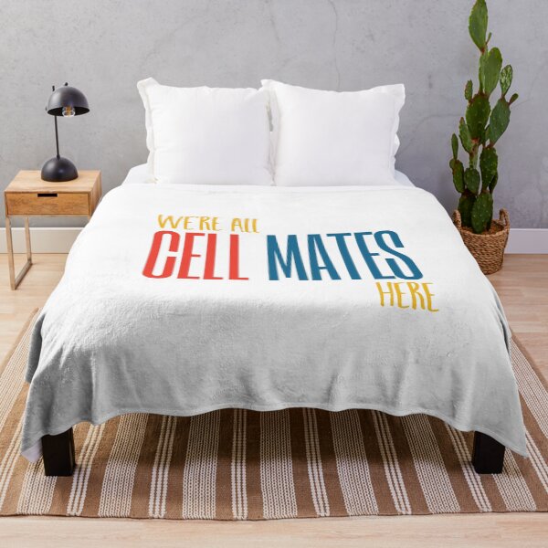 Item preview, Microbiology Pun We're All Cell Mates Here designed and sold by whyitsme.