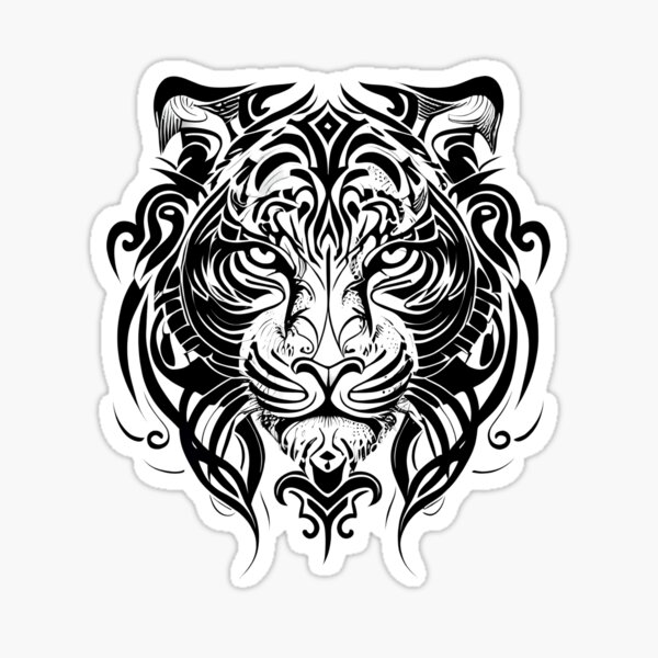 Tribal Tiger tattoo design Stock Vector Vector And Low Budget Royalty  Free Image Pic ESY030257106  agefotostock
