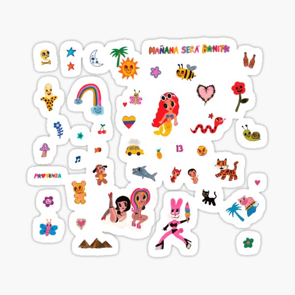 "KAROL G STICKER PACK MAÑANA SERA BONITO" Sticker by buenojulian