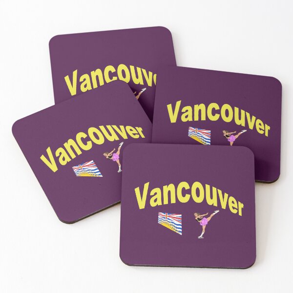 Item preview, Vancouver. Canada Figure Skating abstract design  designed and sold by lobodelnoir.