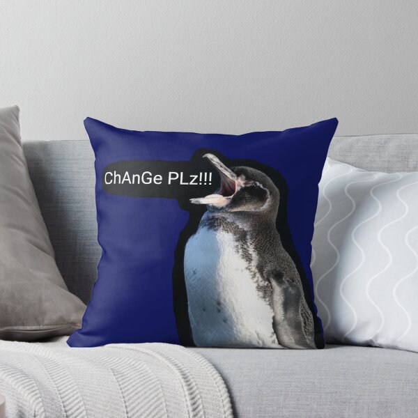 Item preview, Galapagos Penguin calls for change (Dark Blue #060D5B background)  designed and sold by SBPenguins.
