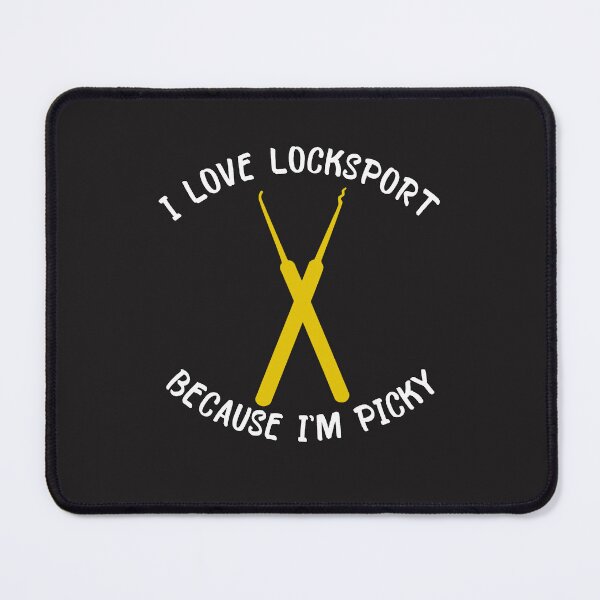 Item preview, I Love Locksport Because I'm Picky T Shirt Mug Phone Case Design designed and sold by RarefiedAir.