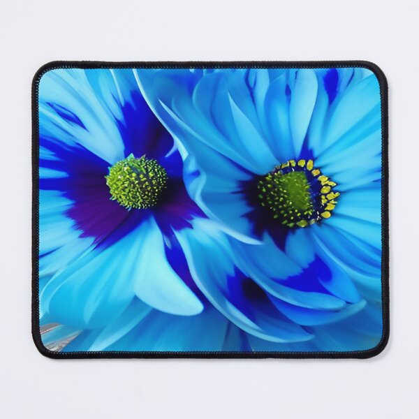 Item preview, Blue Floral Arrangement on White Decorative Table Cloth          ra designed and sold by deniselynnimage.