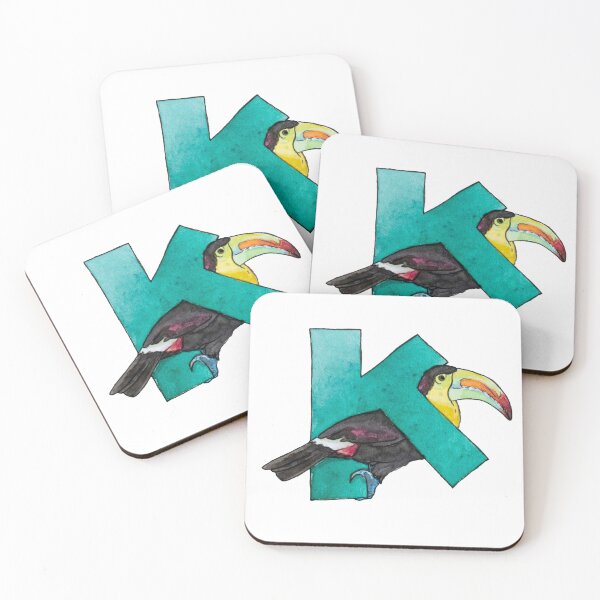 Item preview, K for Keel-billed Toucan designed and sold by immerzdstudio.