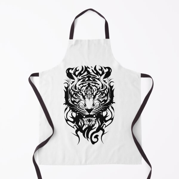 Item preview, Tribal Tiger Head Tattoo designed and sold by ShadowAndSlate.