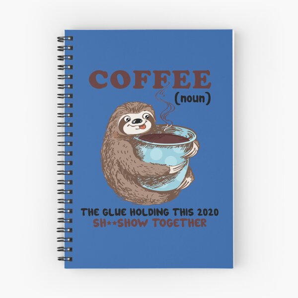 Item preview, Sloth holding a cup of coffee   designed and sold by LizbethStore254.