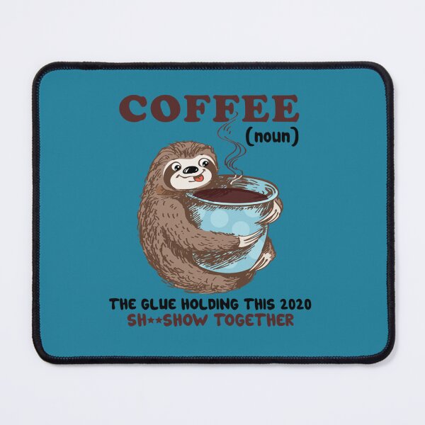 Item preview, Sloth holding a cup of coffee designed and sold by LizbethStore254.