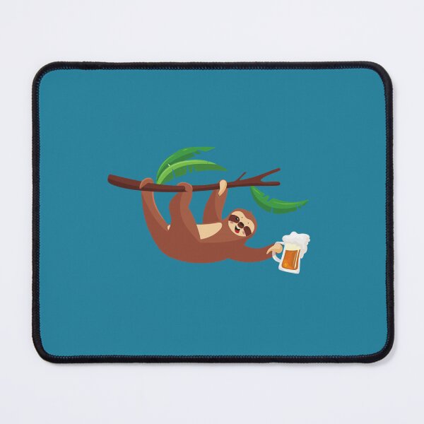 Item preview, Sid the sloth Sloth drinks beer    designed and sold by LizbethStore254.