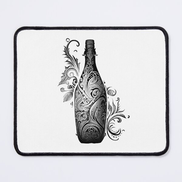 Item preview, Tribal Wine Bottle designed and sold by ShadowAndSlate.
