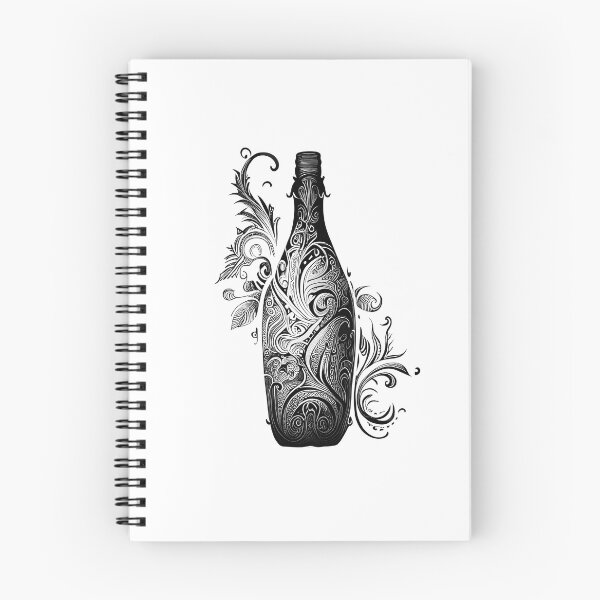 Item preview, Tribal Wine Bottle designed and sold by ShadowAndSlate.