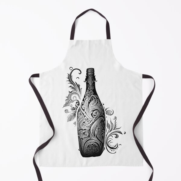Item preview, Tribal Wine Bottle designed and sold by ShadowAndSlate.