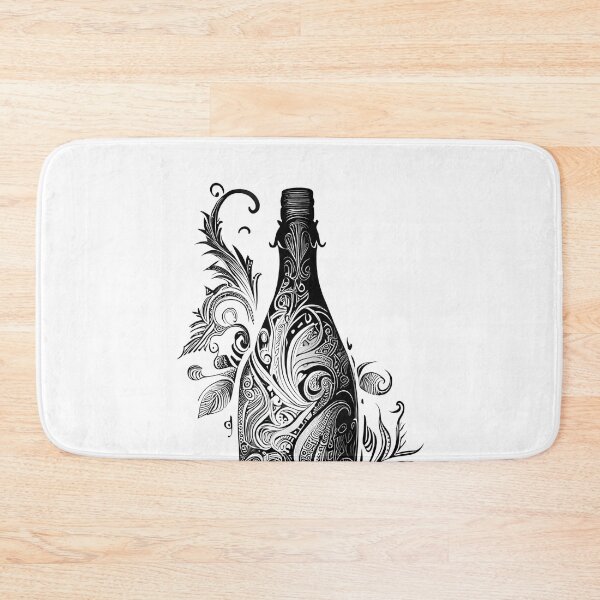 Item preview, Tribal Wine Bottle designed and sold by ShadowAndSlate.
