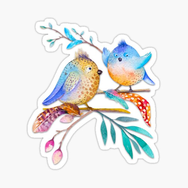 Happy Birds II – (not) only for kids Sticker