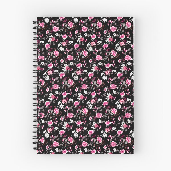 Item preview, Pink Roses on Black Background designed and sold by Darcy777.