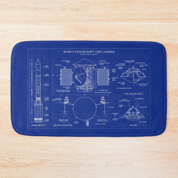 Item preview, Soviet Mars Program: Mars 3 Spacecraft and Lander (Blueprint) designed and sold by BGALAXY.