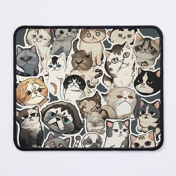 Item preview, Meme Cats Pack of Stickers designed and sold by THANKS4BUYING ⭐⭐⭐⭐⭐.