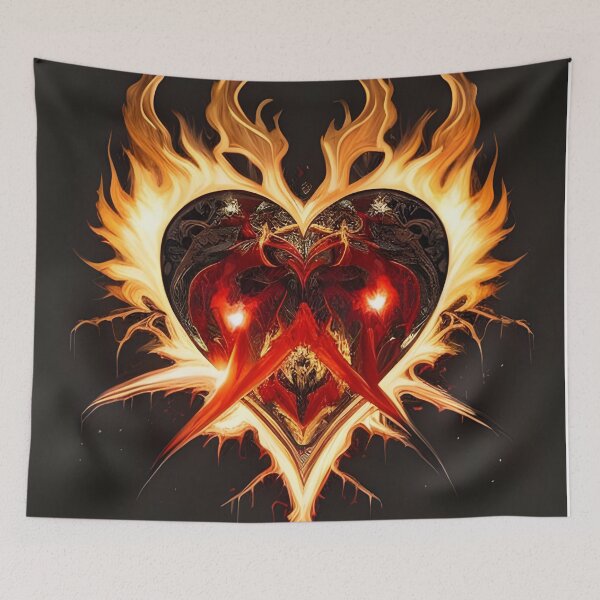 Item preview, Flame Heart 1 designed and sold by srock442.
