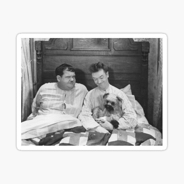 Laurel and Hardy, Laughing Gravy Sticker