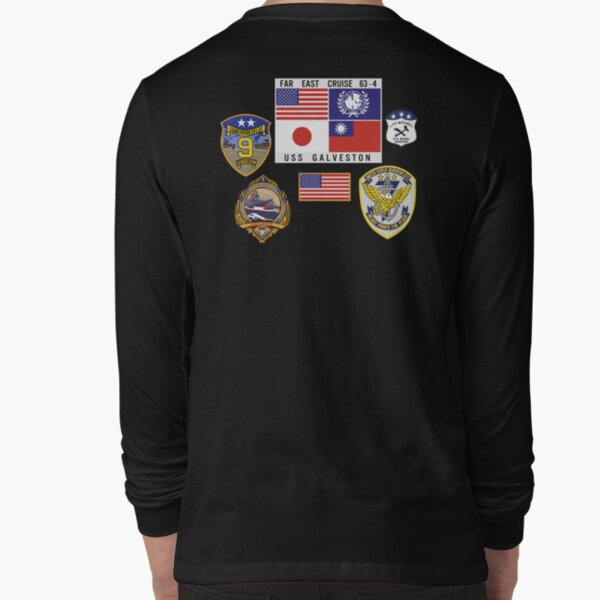 USS GALVESTON FAR EAST CRUISE - TOP GUN Long Sleeve T-Shirt