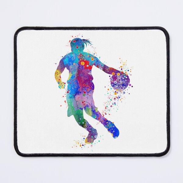 Item preview, Girl Basketball Player Watercolor Sport designed and sold by LotusGifts.