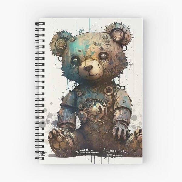 Item preview, Steampunk Animals - Mechanical Teddy Bear designed and sold by MindAsylum.