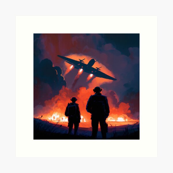 British Bombers WW2 Art Print