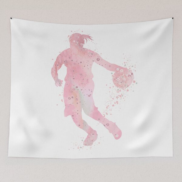 Item preview, Basketball Dribble Sport Girl Watercolor designed and sold by LotusGifts.