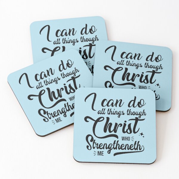 Item preview, I can do all things through Christ who strengthens me - A christian Design in color designed and sold by berea.cl.