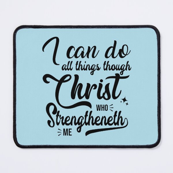 Item preview, I can do all things through Christ who strengthens me - A christian Design in color designed and sold by berea.cl.