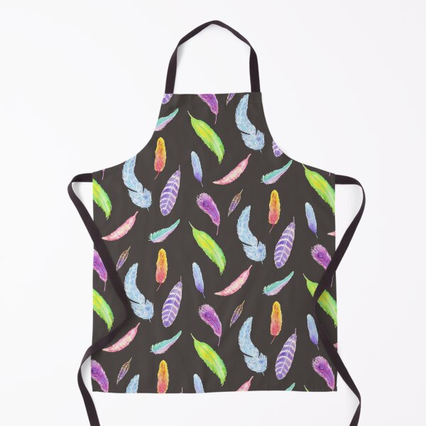 Item preview, Colorful watercolor feathers pattern designed and sold by Wolshebnaja.