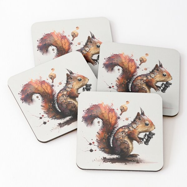 Item preview, Steampunk Animals - Mechanical Squirrels designed and sold by MindAsylum.
