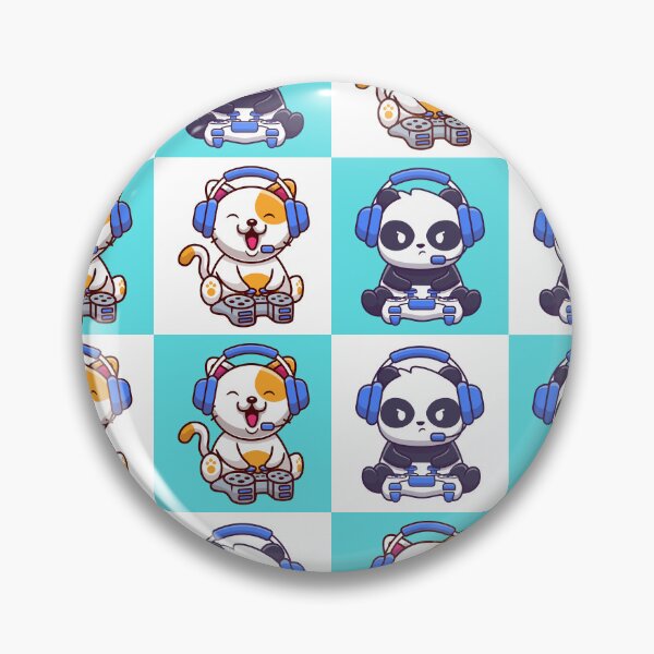 Item preview, cute panda play videogame designed and sold by AuthenticoStore.
