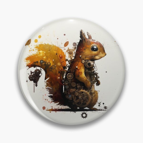 Item preview, Steampunk Animals - Mechanical Squirrels #2 designed and sold by MindAsylum.