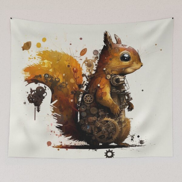 Item preview, Steampunk Animals - Mechanical Squirrels #2 designed and sold by MindAsylum.