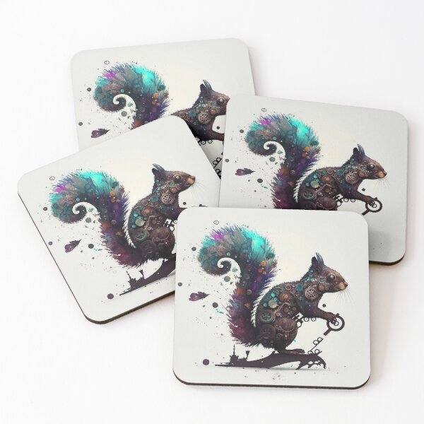 Item preview, Steampunk Animals - Mechanical Squirrels #3 designed and sold by MindAsylum.