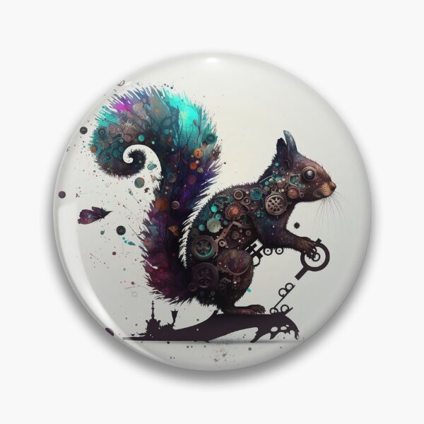 Item preview, Steampunk Animals - Mechanical Squirrels #3 designed and sold by MindAsylum.