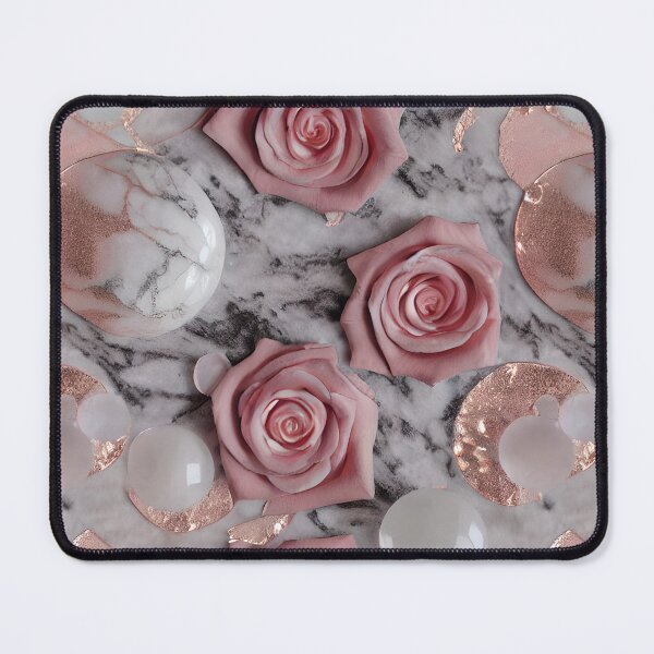 Artikelvorschau, Quartz Feminine Rose Gold Marble #1 entworfen und verkauft von EdeniaArtStudio.