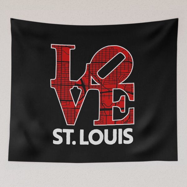 Item preview, Love St. Louis City Map St. Louis 314 designed and sold by pixeljamz.