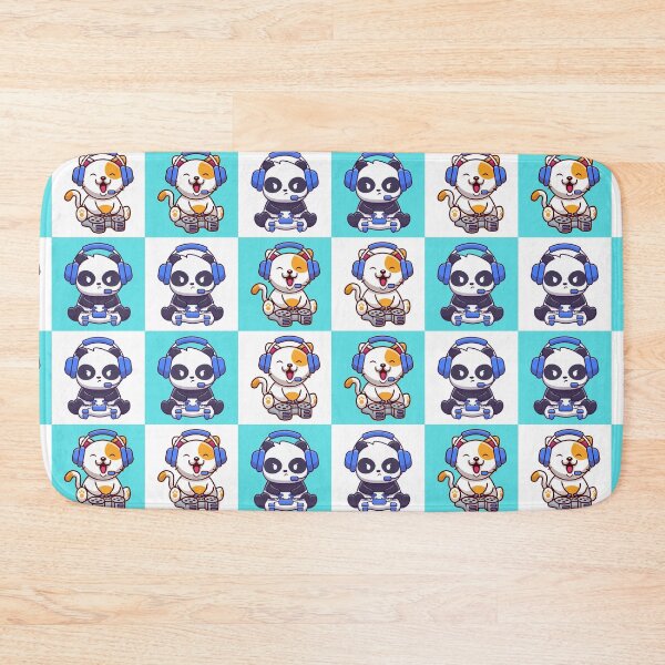 Item preview, cute panda play videogame designed and sold by AuthenticoStore.