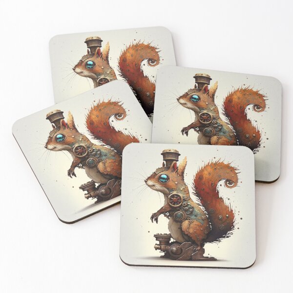 Aperçu de l'œuvre Steampunk Animals - Mechanical Squirrels #4 créée et vendue par MindAsylum.