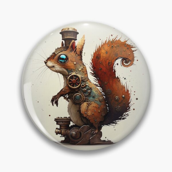 Item preview, Steampunk Animals - Mechanical Squirrels #4 designed and sold by MindAsylum.