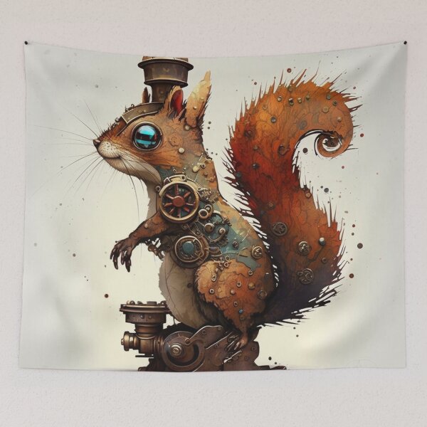 Item preview, Steampunk Animals - Mechanical Squirrels #4 designed and sold by MindAsylum.