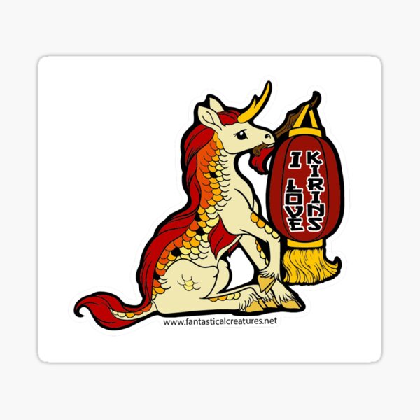 I love Kirins Sticker