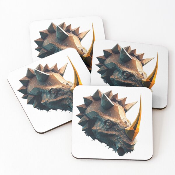 Item preview, polygon triceratops t-shirt designed and sold by OKR1M.
