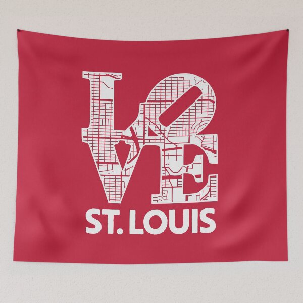 Item preview, Love St. Louis City Map St. Louis 314 designed and sold by pixeljamz.