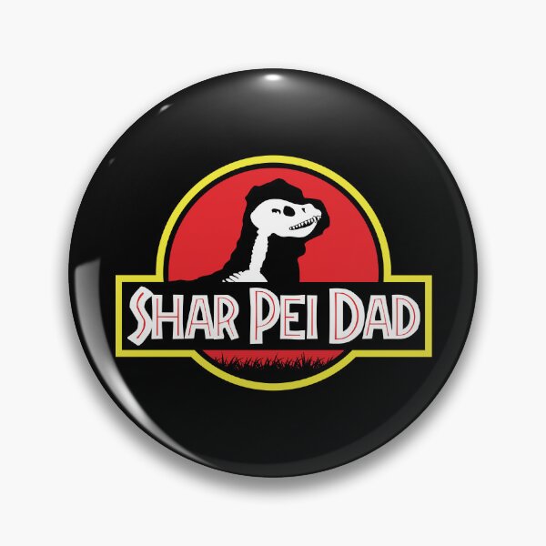 Item preview, (For Dark Background) Jurassic Shar Pei Dad designed and sold by More Cute Dogs.