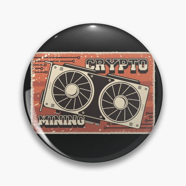 Item preview, Crypto Mining Vintage Style designed and sold by GeorgiosT.