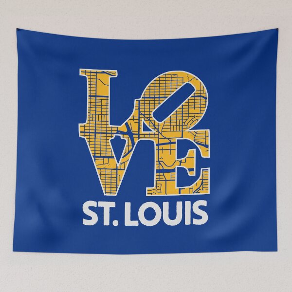Item preview, Love St. Louis City Map St. Louis 314 designed and sold by pixeljamz.